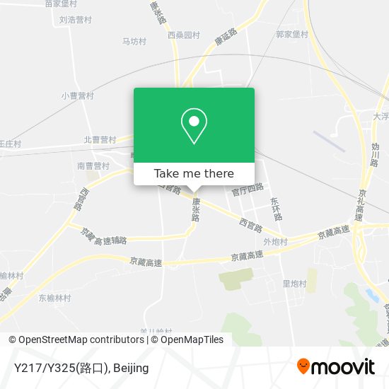 Y217/Y325(路口) map