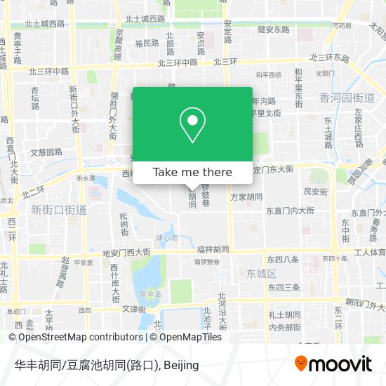 华丰胡同/豆腐池胡同(路口) map