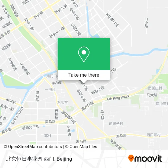 北京恒日事业园-西门 map