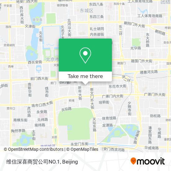 维信深喜商贸公司NO.1 map