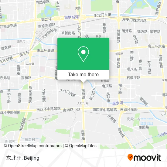 东北旺 map
