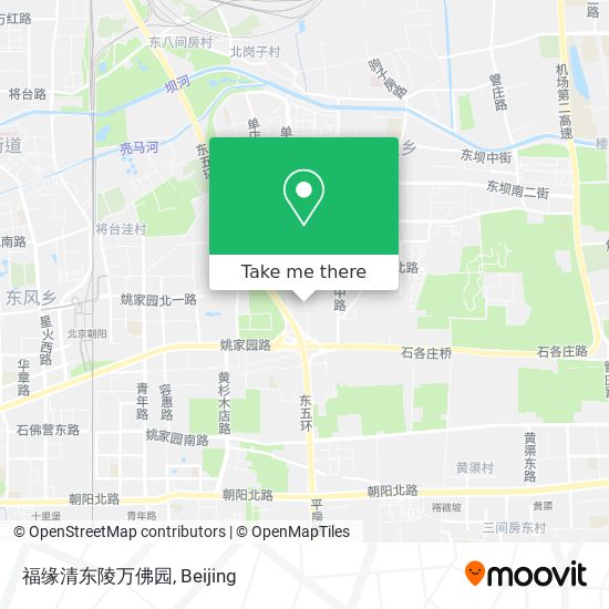 福缘清东陵万佛园 map