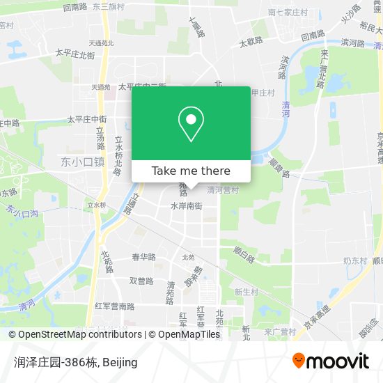 润泽庄园-386栋 map