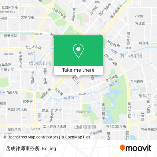 岳成律师事务所 map