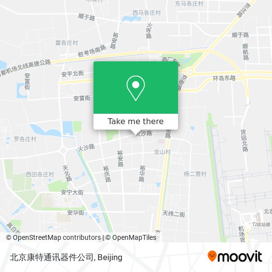 北京康特通讯器件公司 map