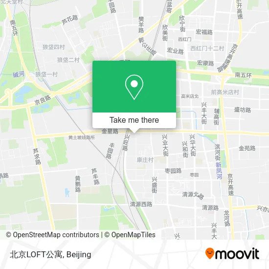 北京LOFT公寓 map