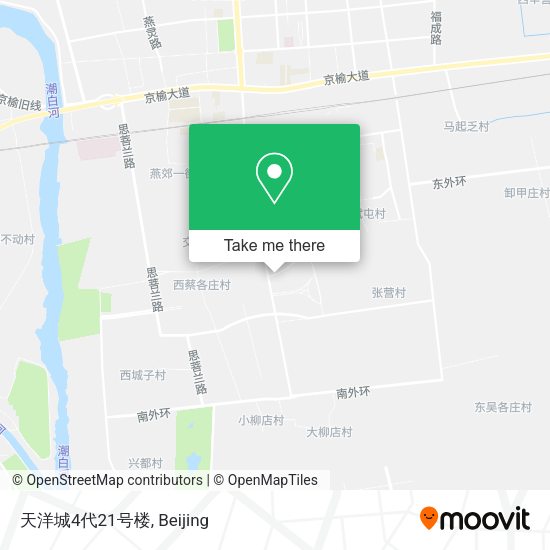 天洋城4代21号楼 map