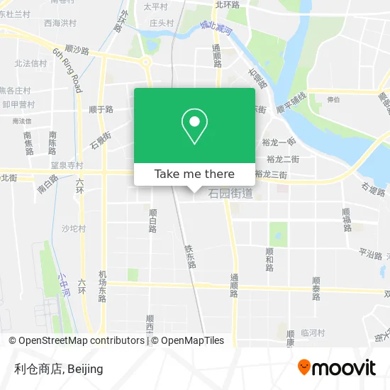 利仓商店 map