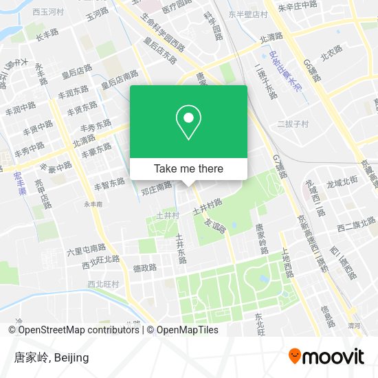 唐家岭 map