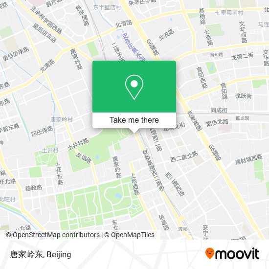 唐家岭东 map