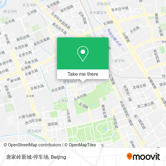 唐家岭新城-停车场 map