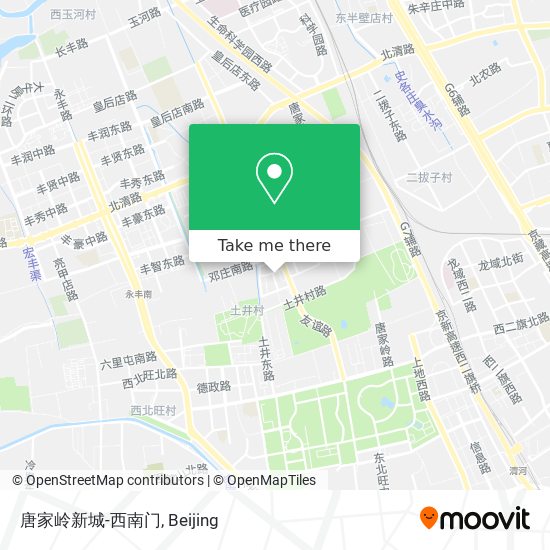 唐家岭新城-西南门 map