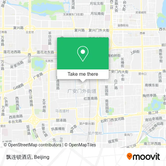 飘连锁酒店 map