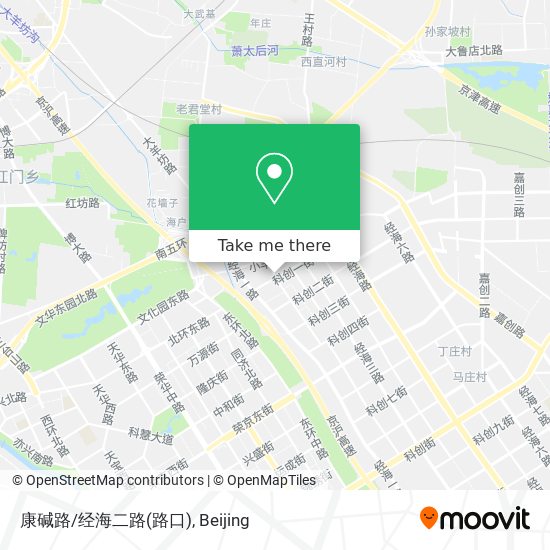 康碱路/经海二路(路口) map