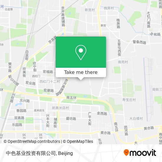 中色基业投资有限公司 map