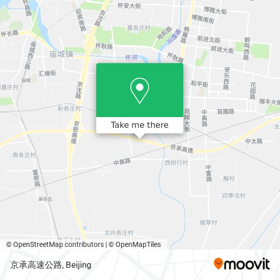 京承高速公路 map