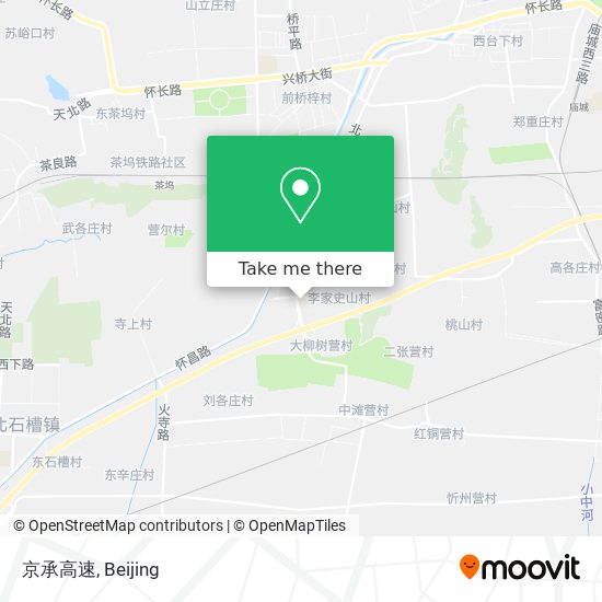 京承高速 map