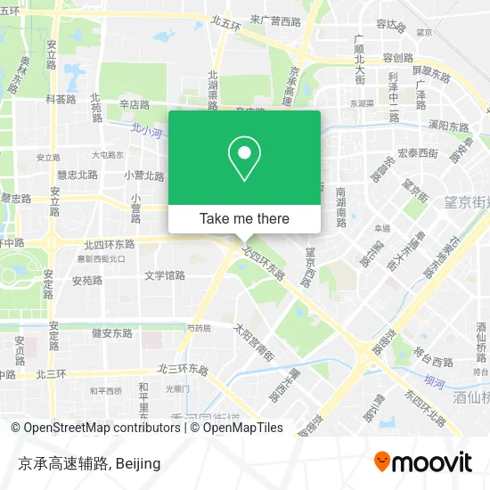 京承高速辅路 map