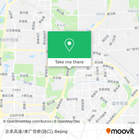 京承高速/来广营桥(路口) map
