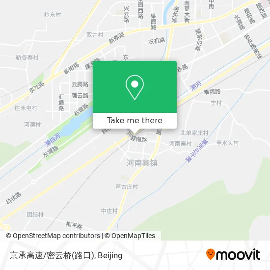 京承高速/密云桥(路口) map