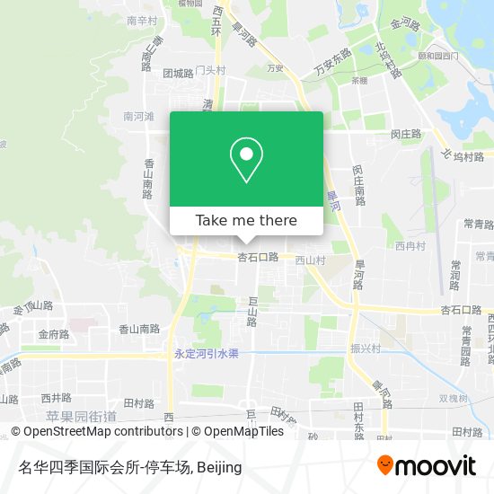 名华四季国际会所-停车场 map