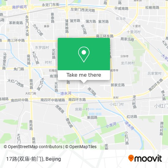 17路(双庙-前门) map