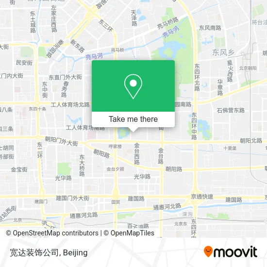 宽达装饰公司 map