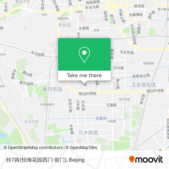 特7路(怡海花园西门-前门) map