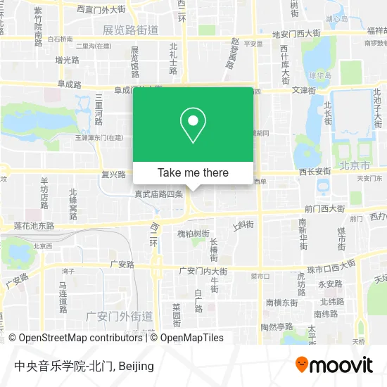 中央音乐学院-北门 map