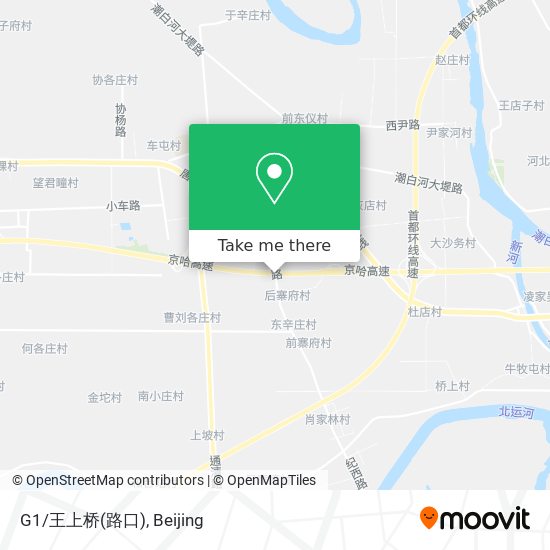 G1/王上桥(路口) map