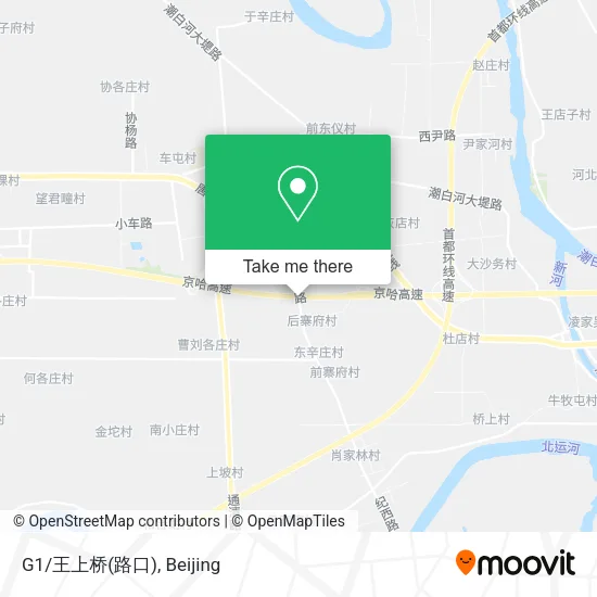 G1/王上桥(路口) map