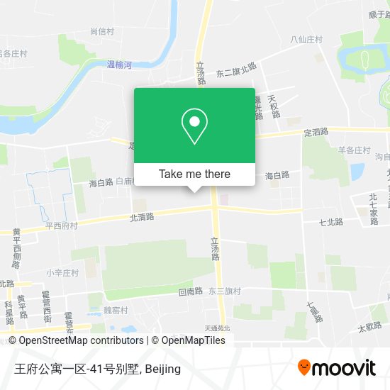 王府公寓一区-41号别墅 map