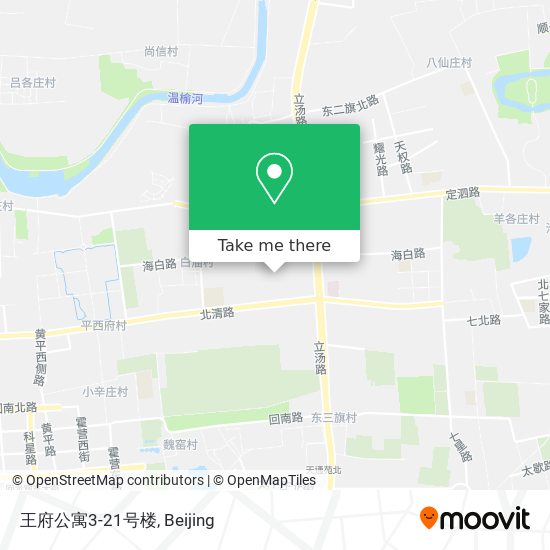 王府公寓3-21号楼 map