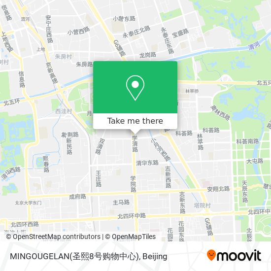 MINGOUGELAN(圣熙8号购物中心) map