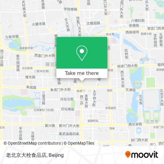老北京大栓食品店 map