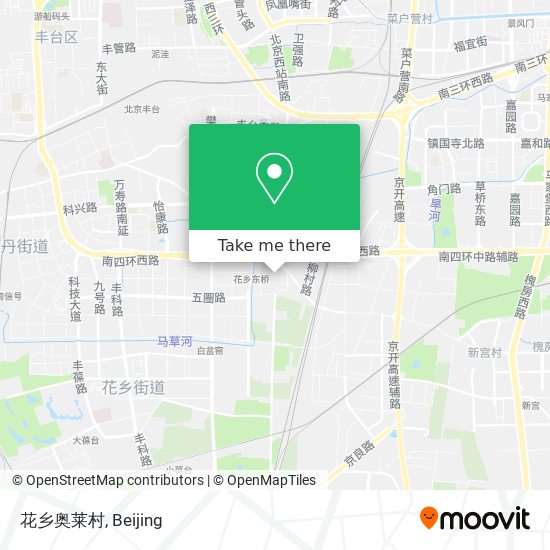 花乡奥莱村 map