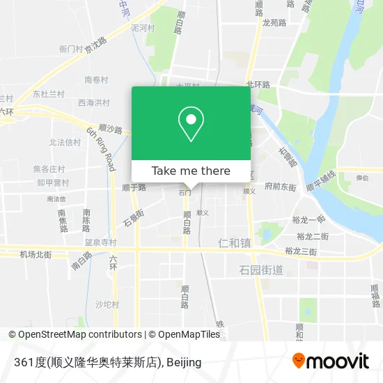 361度(顺义隆华奥特莱斯店) map