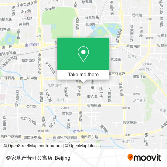 链家地产芳群公寓店 map