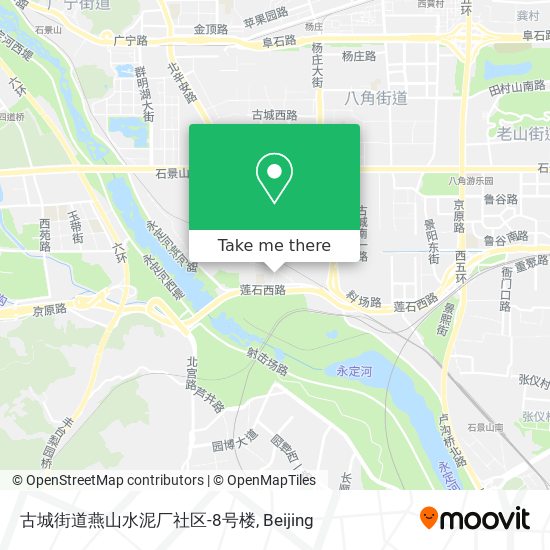 古城街道燕山水泥厂社区-8号楼 map