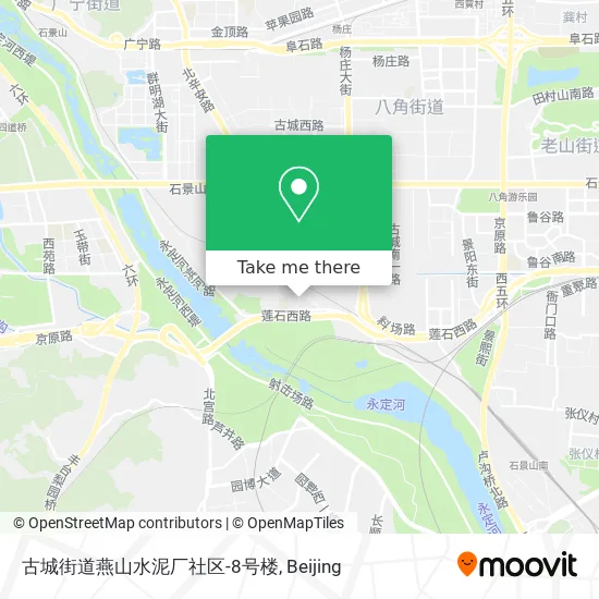 古城街道燕山水泥厂社区-8号楼 map