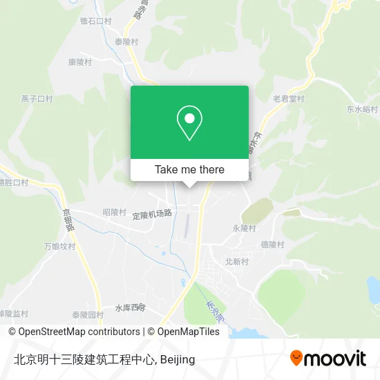 北京明十三陵建筑工程中心 map