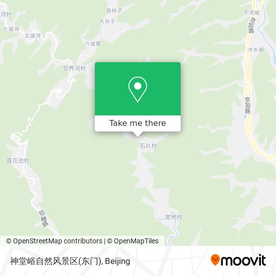 神堂峪自然风景区(东门) map