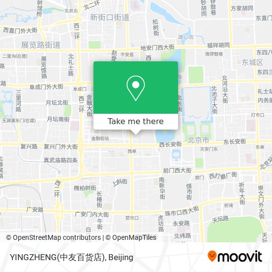 YINGZHENG(中友百货店) map