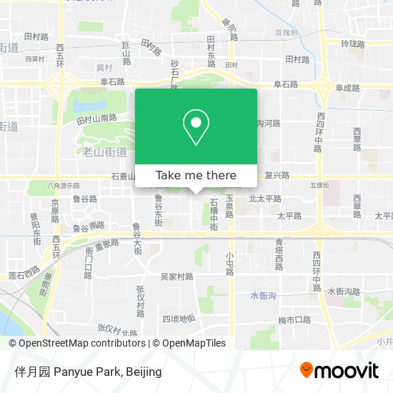 伴月园 Panyue Park map