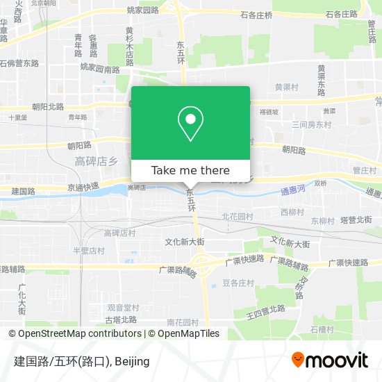 建国路/五环(路口) map