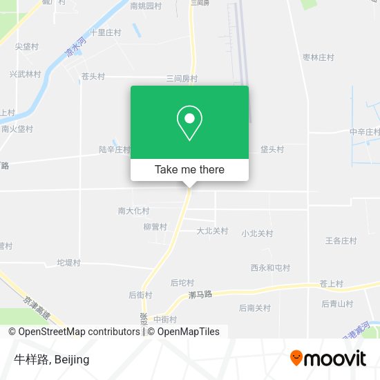 牛样路 map