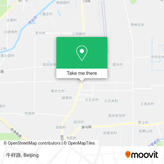 牛样路 map