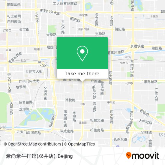 豪尚豪牛排馆(双井店) map