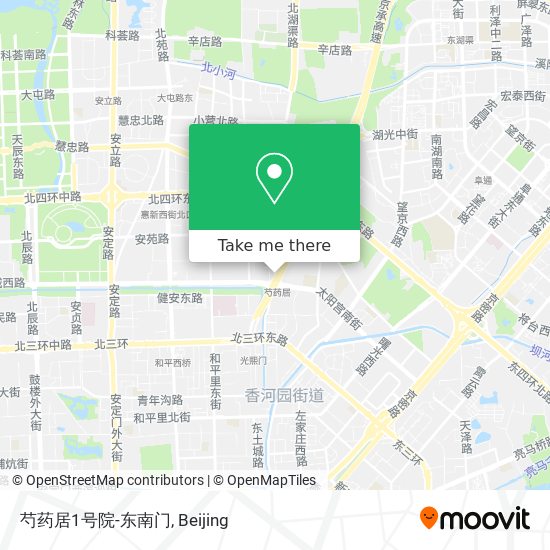芍药居1号院-东南门 map