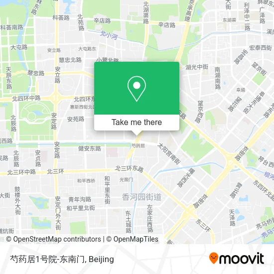 芍药居1号院-东南门 map